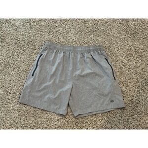 Legend L3Gend Mens Size Large Athletic Fit Gray Shorts Running Lifting Active